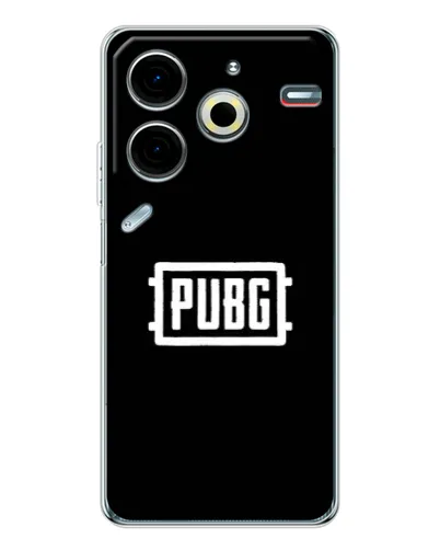 Чехол для TECNO Pova 7 Pro с картинкой «Лого BMW — металлический блеск»