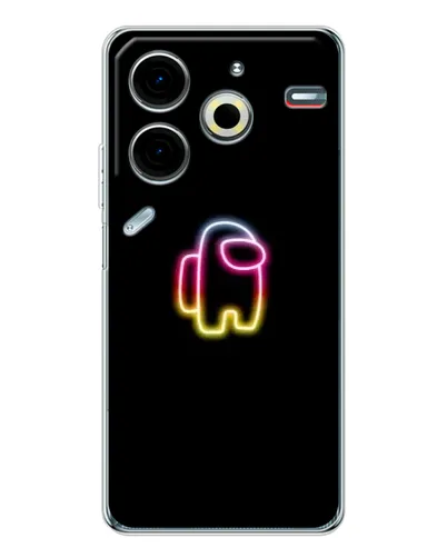 Чехол для TECNO Pova 7 Pro с картинкой «Among Us градиент» Чехол для TECNO Pova 7 Pro с картинкой «Among Us градиент»