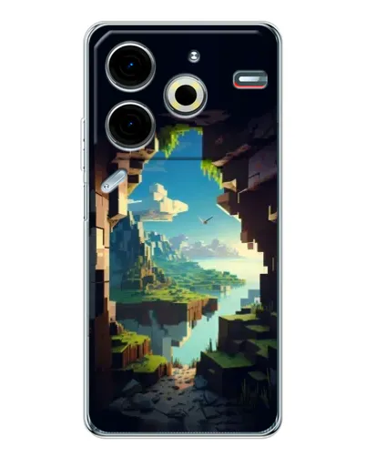 Чехол для TECNO Pova 7 Pro с картинкой «Вид из пещеры» Чехол для TECNO Pova 7 Pro с картинкой «Вид из пещеры»