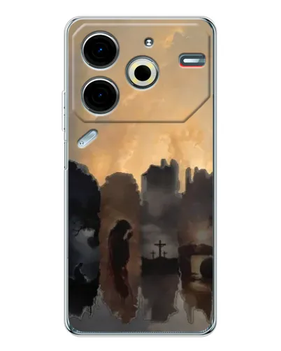 Чехол для TECNO Pova 7 Pro с картинкой «Дорога к вере»