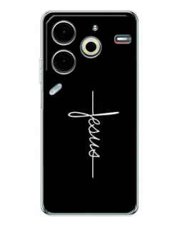 Чехол для TECNO Pova 7 Pro с картинкой «Тонкая линия веры»