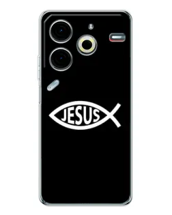 Чехол для TECNO Pova 7 Pro с картинкой «Классический Jesus»