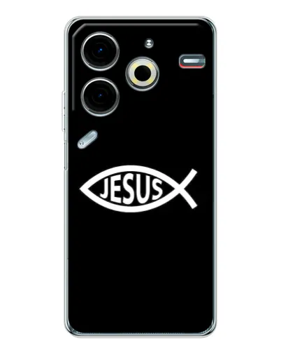 Чехол для TECNO Pova 7 Pro с картинкой «Классический Jesus»