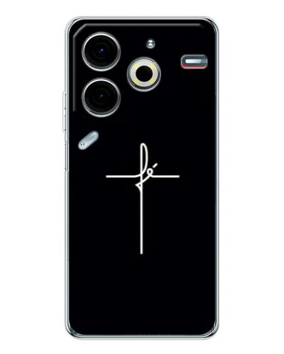 Чехол для TECNO Pova 7 Pro с картинкой «Тонкий крест» Чехол для TECNO Pova 7 Pro с картинкой «Тонкий крест»