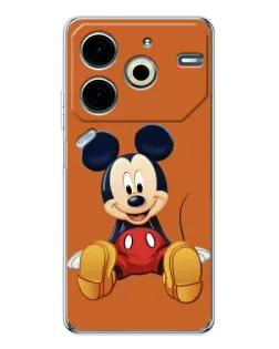 Чехол для TECNO Pova 7 Pro с картинкой «Микки отдыхает»