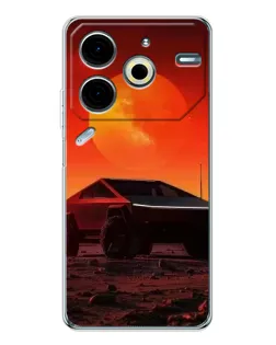 Чохол для TECNO Pova 7 Pro з картинкою «Cybertruck на Марсі» Чохол для TECNO Pova 7 Pro з картинкою «Cybertruck на Марсі»