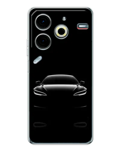 Чехол для TECNO Pova 7 Pro с картинкой «Силуэт Tesla Night» Чехол для TECNO Pova 7 Pro с картинкой «Силуэт Tesla Night»