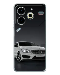 Чохол для TECNO Pova 7 Pro з картинкою «Mercedes AMG GT Silver» Чохол для TECNO Pova 7 Pro з картинкою «Mercedes AMG GT Silver»