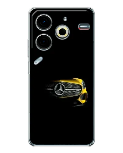 Чехол для TECNO Pova 7 Pro с картинкой «Mercedes — ретро стиль» Чехол для TECNO Pova 7 Pro с картинкой «Mercedes — ретро стиль»