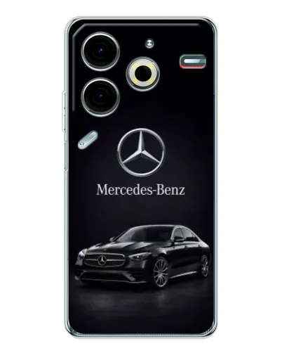 Чехол для TECNO Pova 7 Pro с картинкой «Mercedes — решетка радиатора» Чехол для TECNO Pova 7 Pro с картинкой «Mercedes — решетка радиатора»