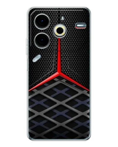 Чехол для TECNO Pova 7 Pro с картинкой «Mercedes Carbon Grid» Чехол для TECNO Pova 7 Pro с картинкой «Mercedes Carbon Grid»