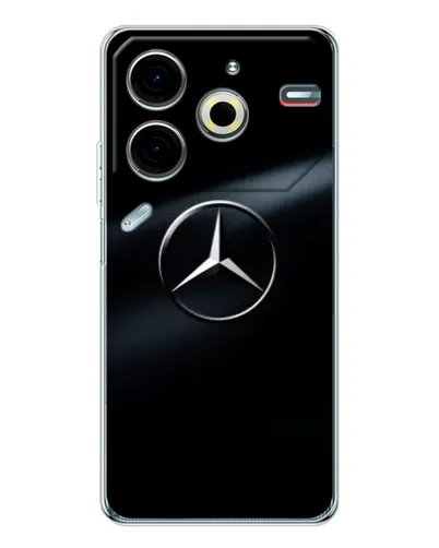 Чехол для TECNO Pova 7 Pro с картинкой «Mercedes на металле» Чехол для TECNO Pova 7 Pro с картинкой «Mercedes на металле»
