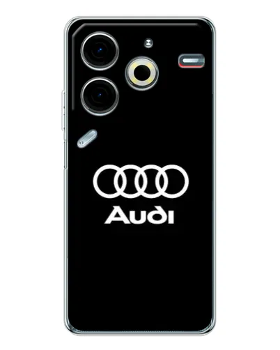 Чехол для TECNO Pova 7 Pro с картинкой «Классическое лого Audi» Чехол для TECNO Pova 7 Pro с картинкой «Классическое лого Audi»