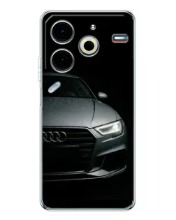 Чохол для TECNO Pova 7 Pro з картинкою «Audi — деталізація кузова» Чохол для TECNO Pova 7 Pro з картинкою «Audi — деталізація кузова»