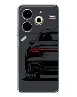 Чохол для TECNO Pova 7 Pro з картинкою «Задня частина Audi — арт» Чохол для TECNO Pova 7 Pro з картинкою «Задня частина Audi — арт»