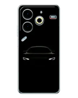 Чохол для TECNO Pova 7 Pro з картинкою «Погляд Audi у темряві» Чохол для TECNO Pova 7 Pro з картинкою «Погляд Audi у темряві»