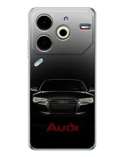 Чохол для TECNO Pova 7 Pro з картинкою «Audi — градієнтний контур» Чохол для TECNO Pova 7 Pro з картинкою «Audi — градієнтний контур»