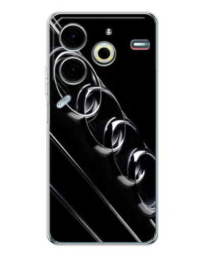 Чехол для TECNO Pova 7 Pro с картинкой «Audi — абстрактные кольца» Чехол для TECNO Pova 7 Pro с картинкой «Audi — абстрактные кольца»