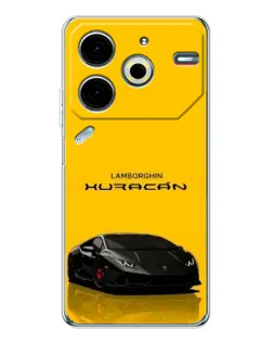 Чехол для TECNO Pova 7 Pro с картинкой «Lamborghini Huracan черный» Чехол для TECNO Pova 7 Pro с картинкой «Lamborghini Huracan черный»