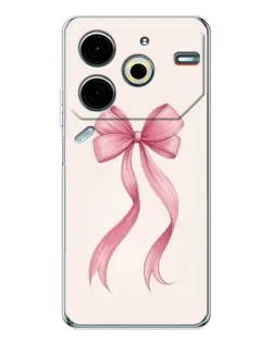 Чехол для TECNO Pova 7 Pro с картинкой «Розовый бант»