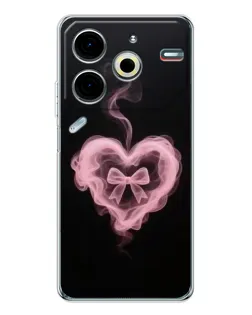 Чехол для TECNO Pova 7 Pro с картинкой «Дымчатое сердце»