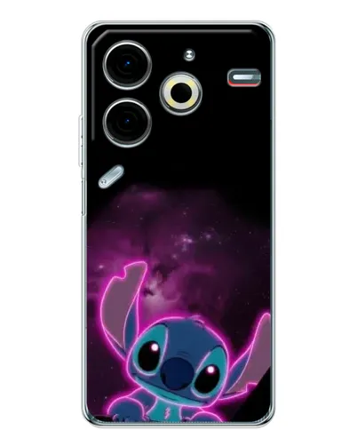 Чехол для TECNO Pova 7 Pro с картинкой «Неоновый Stitch»