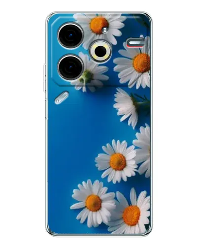 Чехол для TECNO Pova 7 Pro с картинкой «Белоснежные маргаритки»
