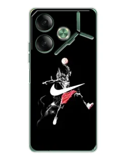 Чехол для TECNO Pova 7 Ultra с картинкой «Jordan Jumpman» Чехол для TECNO Pova 7 Ultra с картинкой «Jordan Jumpman»
