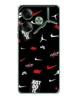 Чехол для TECNO Pova 7 Ultra с картинкой «Nike Mix Pattern» Чехол для TECNO Pova 7 Ultra с картинкой «Nike Mix Pattern»