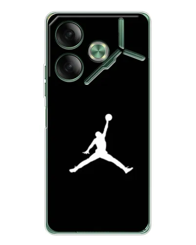 Чехол для TECNO Pova 7 Ultra с картинкой «Jordan Silhouette»