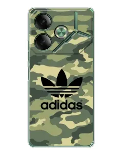 Чехол для TECNO Pova 7 Ultra с картинкой «Милитари стиль Adidas»