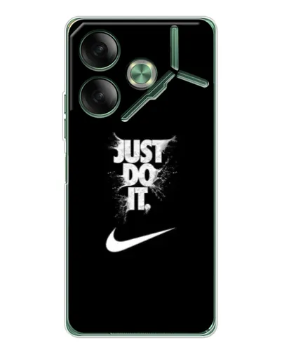 Чехол для TECNO Pova 7 Ultra с картинкой «Текстовый принт Nike»