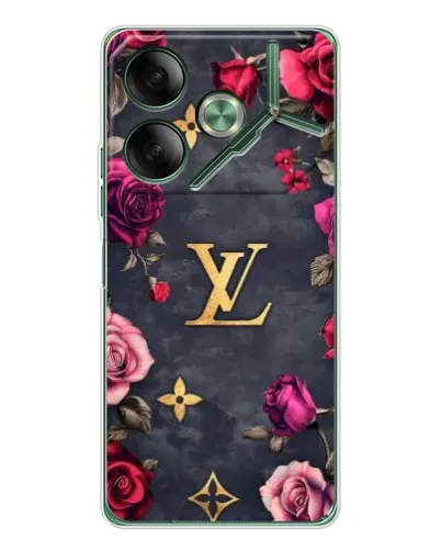 Чехол для TECNO Pova 7 Ultra с картинкой «Цветочный Louis Vuitton» Чехол для TECNO Pova 7 Ultra с картинкой «Цветочный Louis Vuitton»