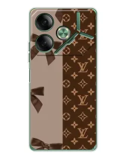 Чехол для TECNO Pova 7 Ultra с картинкой «Louis Vuitton — банты»