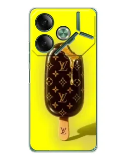 Чехол для TECNO Pova 7 Ultra с картинкой «Мороженое от LV»