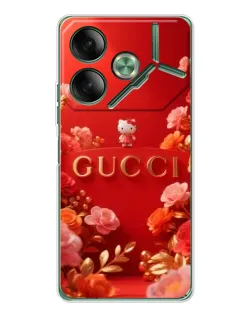 Чехол для TECNO Pova 7 Ultra с картинкой «Gucci — золотой сад» Чехол для TECNO Pova 7 Ultra с картинкой «Gucci — золотой сад»