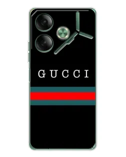 Чехол для TECNO Pova 7 Ultra с картинкой «Gucci — красный пояс» Чехол для TECNO Pova 7 Ultra с картинкой «Gucci — красный пояс»