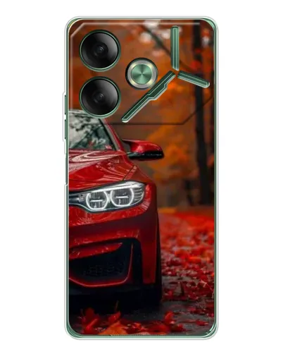 Чехол для TECNO Pova 7 Ultra с картинкой «Осенняя BMW M4»