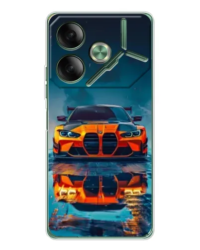 Чехол для TECNO Pova 7 Ultra с картинкой «BMW — золотая эмблема» Чехол для TECNO Pova 7 Ultra с картинкой «BMW — золотая эмблема»