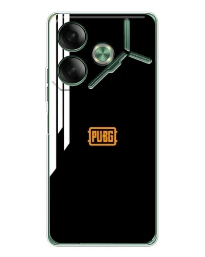 Чехол для TECNO Pova 7 Ultra с картинкой «PUBG — вертикальные линии»