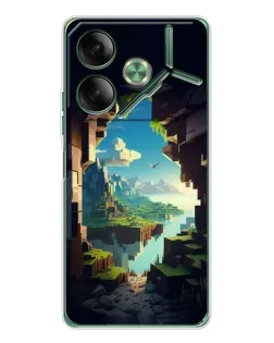 Чехол для TECNO Pova 7 Ultra с картинкой «Вид из пещеры»