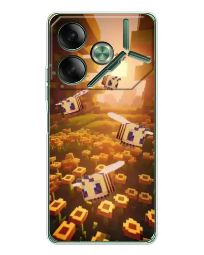 Чехол для TECNO Pova 7 Ultra с картинкой «Поле подсолнухов»