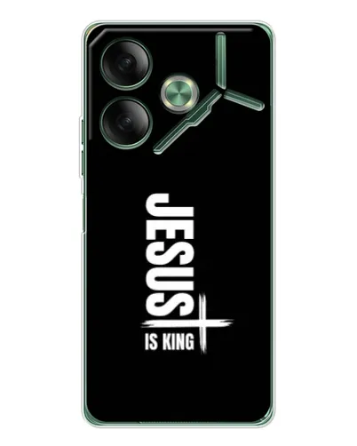 Чехол для TECNO Pova 7 Ultra с картинкой «Вертикаль веры Jesus»