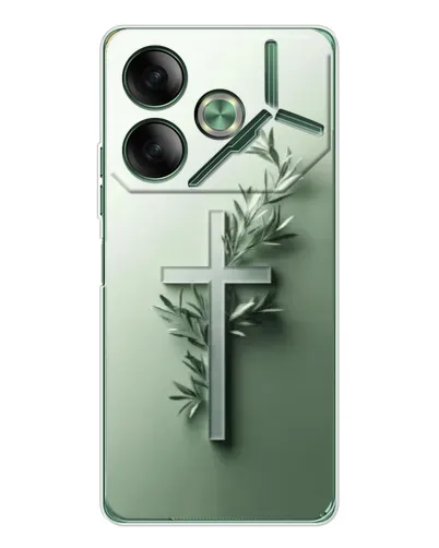 Чехол для TECNO Pova 7 Ultra с картинкой «Оливковая ветвь» Чехол для TECNO Pova 7 Ultra с картинкой «Оливковая ветвь»