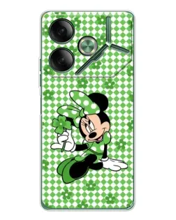 Чехол для TECNO Pova 7 Ultra с картинкой «Mickey в клетку»