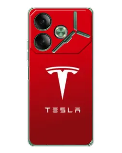 Чехол для TECNO Pova 7 Ultra с картинкой «Tesla Red Classic» Чехол для TECNO Pova 7 Ultra с картинкой «Tesla Red Classic»
