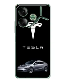 Чехол для TECNO Pova 7 Ultra с картинкой «Tesla Model Y» Чехол для TECNO Pova 7 Ultra с картинкой «Tesla Model Y»