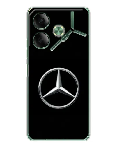 Чехол для TECNO Pova 7 Ultra с картинкой «Mercedes классический лого»