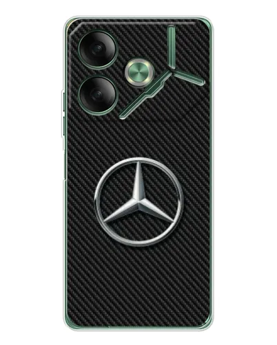 Чехол для TECNO Pova 7 Ultra с картинкой «Карбоновый Mercedes стиль» Чехол для TECNO Pova 7 Ultra с картинкой «Карбоновый Mercedes стиль»