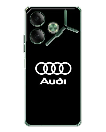 Чехол для TECNO Pova 7 Ultra с картинкой «Классическое лого Audi»